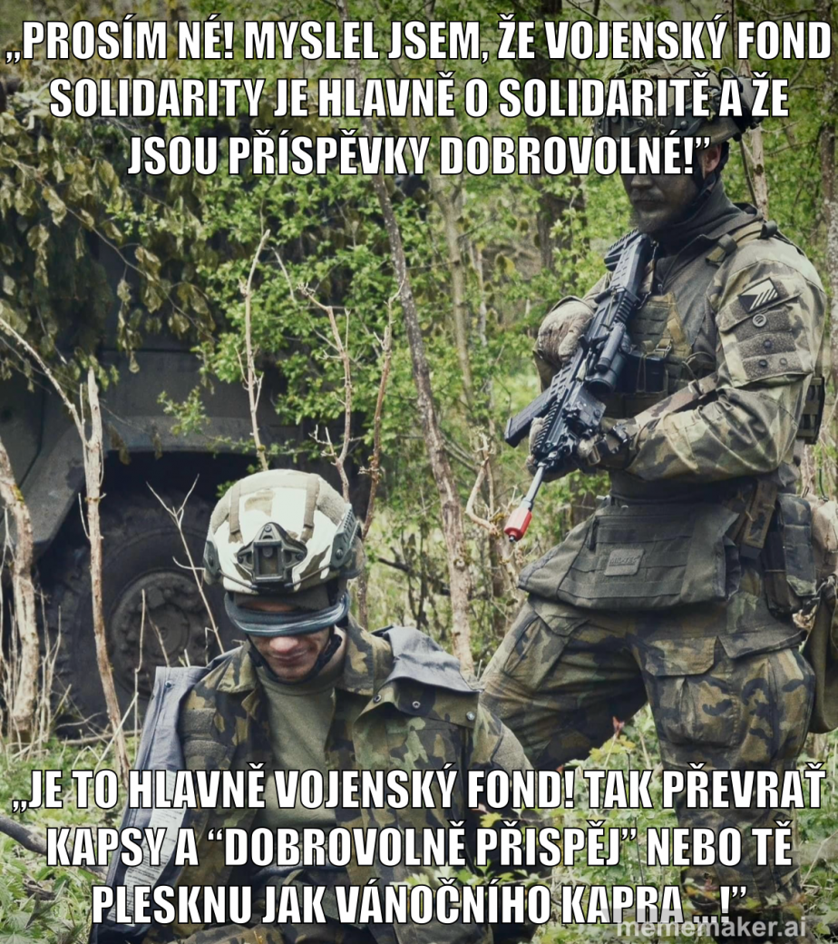 Rozhovor se skupinou AČR memes nejen o memorandu o spolupráci s Vojenským fondem solidarity