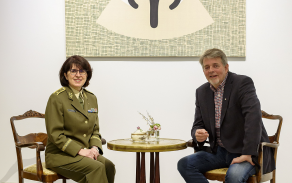 Generálka Šmerdová se setkala s ředitelem Galerie KODL PhDr. Martinem Kodlem.